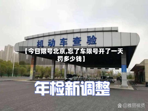【今日限号北京,忘了车限号开了一天罚多少钱】