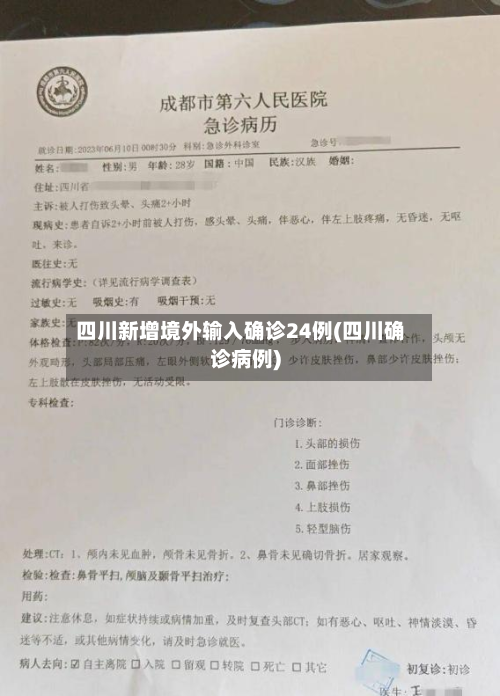 四川新增境外输入确诊24例(四川确诊病例)-第2张图片