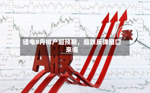 锂电8月排产超预期，超跌反弹窗口来临-第3张图片