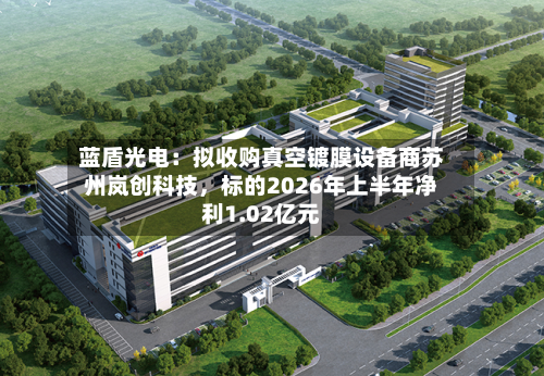 蓝盾光电：拟收购真空镀膜设备商苏州岚创科技，标的2026年上半年净利1.02亿元-第1张图片