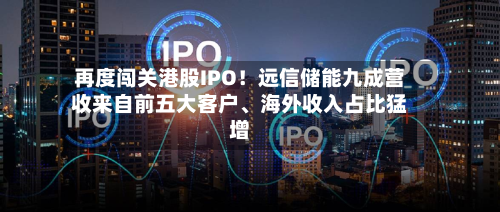再度闯关港股IPO！远信储能九成营收来自前五大客户、海外收入占比猛增-第3张图片