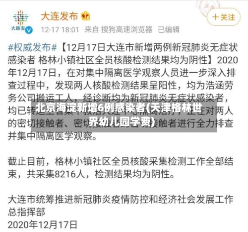 北京海淀新增6例感染者(天津格林世界幼儿园学费)-第2张图片