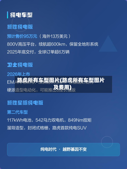 路虎所有车型图片(路虎所有车型图片及费用)-第3张图片