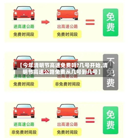 【今年清明节高速免费吗?几号开始,清明节高速公路免费从几号到几号】