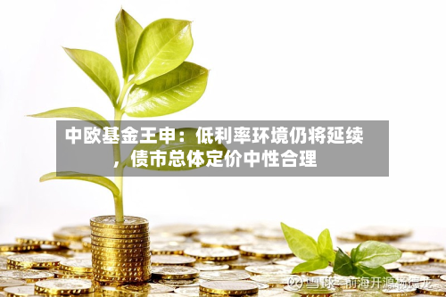 中欧基金王申：低利率环境仍将延续，债市总体定价中性合理-第2张图片