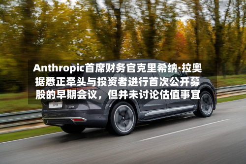 Anthropic首席财务官克里希纳·拉奥据悉正牵头与投资者进行首次公开募股的早期会议，但并未讨论估值事宜