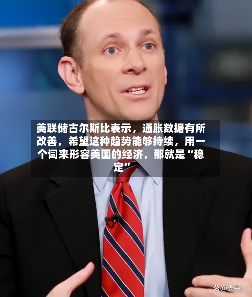美联储古尔斯比表示	，通胀数据有所改善，希望这种趋势能够持续，用一个词来形容美国的经济，那就是“稳定”-第2张图片