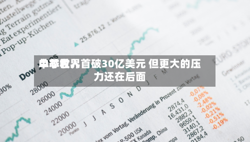 中芯世界单季收入首破30亿美元 但更大的压力还在后面