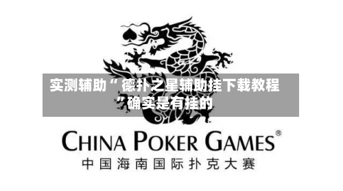 实测辅助“ 德扑之星辅助挂下载教程”确实是有挂的-第3张图片