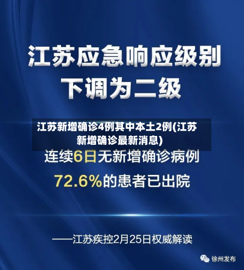 江苏新增确诊4例其中本土2例(江苏新增确诊最新消息)-第2张图片
