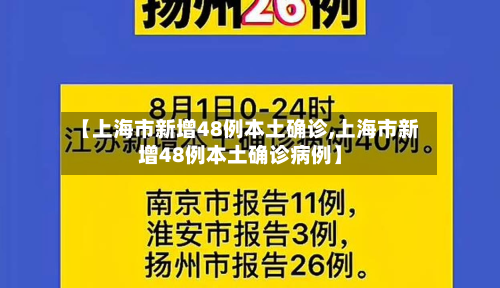 【上海市新增48例本土确诊,上海市新增48例本土确诊病例】