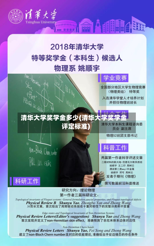 清华大学奖学金多少(清华大学奖学金评定标准)