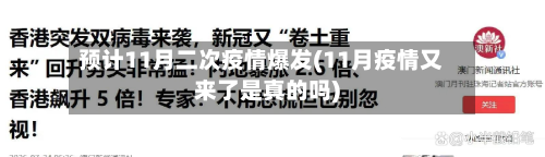 预计11月二次疫情爆发(11月疫情又来了是真的吗)