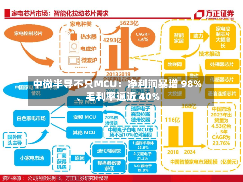 中微半导不只MCU：净利润暴增 98%、毛利率逼近 40%