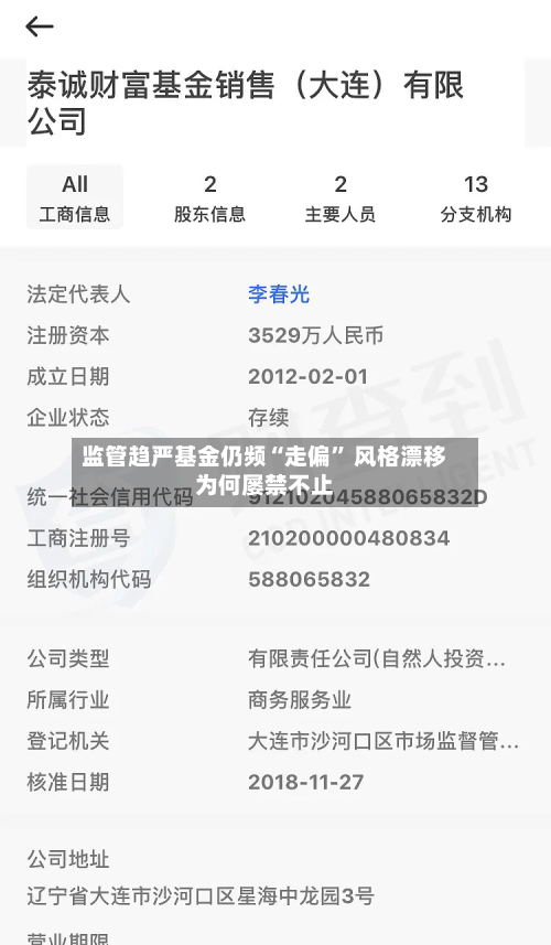 监管趋严基金仍频“走偏	” 风格漂移为何屡禁不止-第2张图片