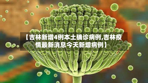 【吉林新增4例本土确诊病例,吉林疫情最新消息今天新增病例】