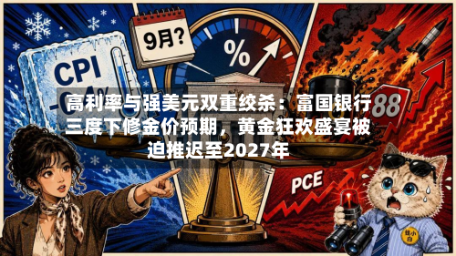 高利率与强美元双重绞杀：富国银行三度下修金价预期，黄金狂欢盛宴被迫推迟至2027年-第1张图片