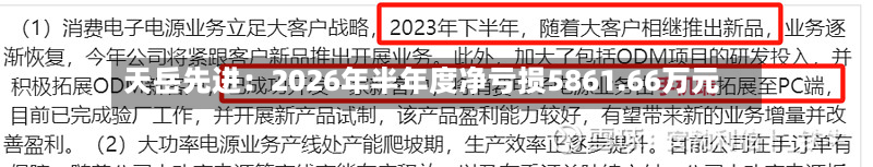 天岳先进：2026年半年度净亏损5861.66万元-第1张图片