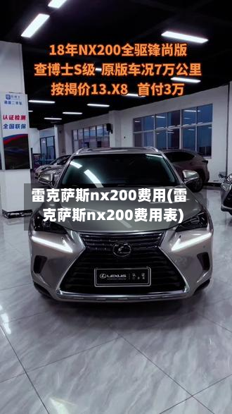 雷克萨斯nx200费用(雷克萨斯nx200费用表)
