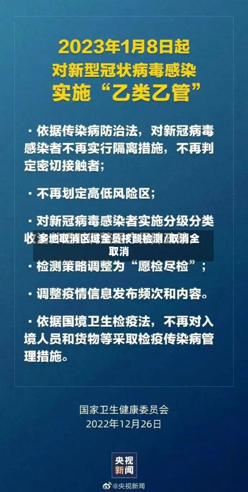 多地取消区域全员核酸检测/取消全取消-第2张图片