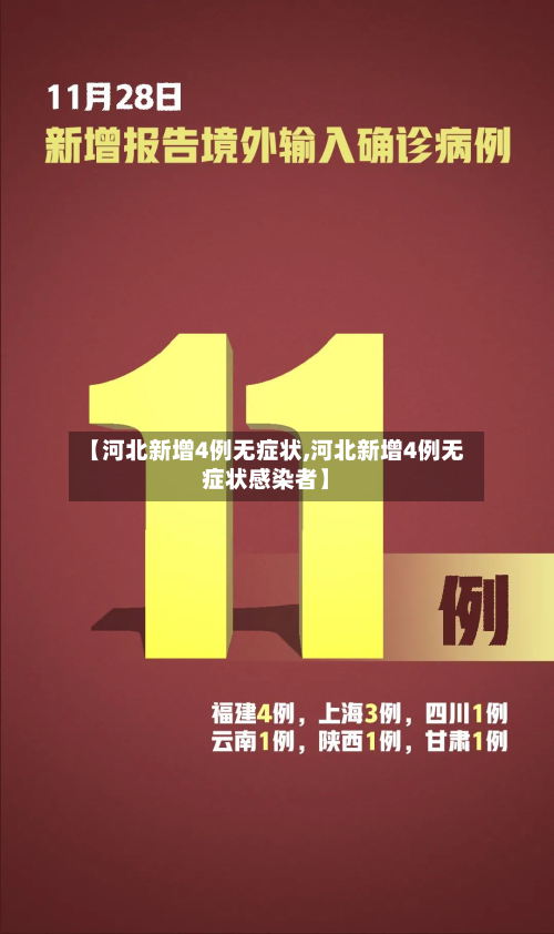 【河北新增4例无症状,河北新增4例无症状感染者】-第2张图片