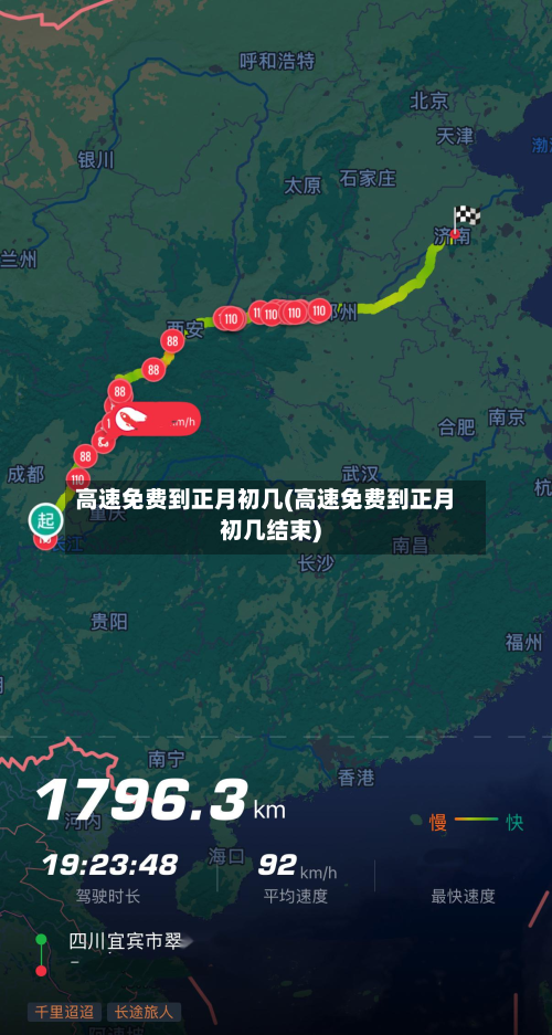 高速免费到正月初几(高速免费到正月初几结束)-第2张图片
