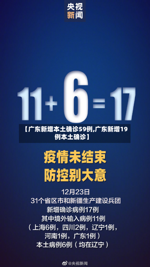 【广东新增本土确诊59例,广东新增19例本土确诊】-第2张图片