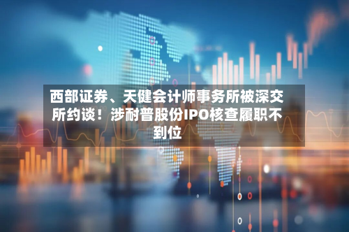 西部证券、天健会计师事务所被深交所约谈！涉耐普股份IPO核查履职不到位-第3张图片