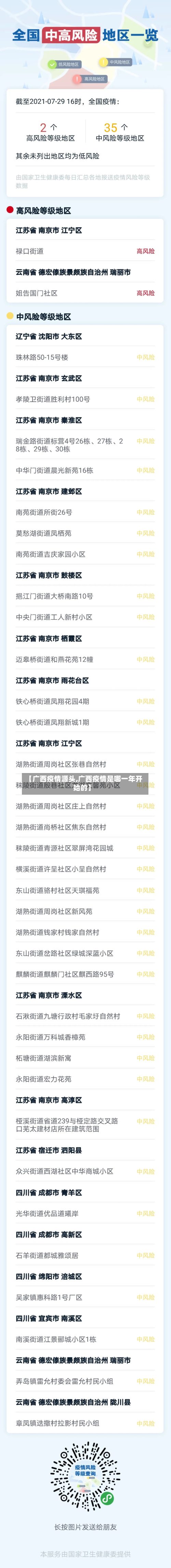 【广西疫情源头,广西疫情是哪一年开始的】