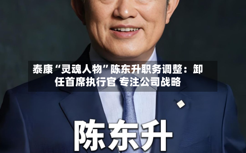 泰康“灵魂人物”陈东升职务调整：卸任首席执行官 专注公司战略-第2张图片