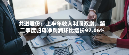 共进股份：上半年收入利润双增	，第二季度归母净利润环比增长97.06%-第2张图片