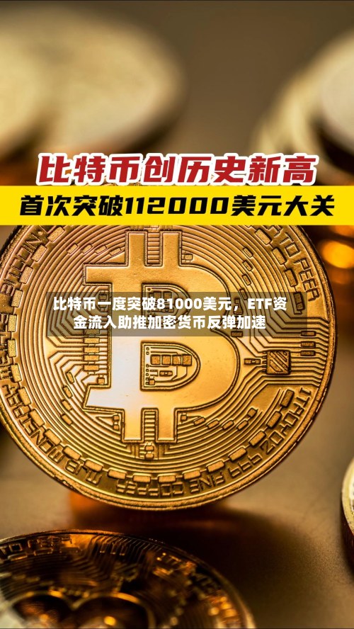 比特币一度突破81000美元，ETF资金流入助推加密货币反弹加速-第1张图片