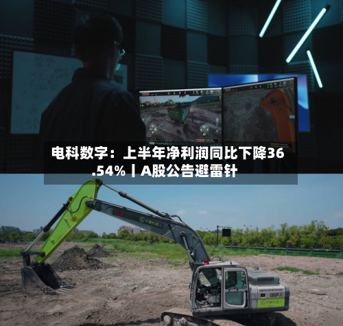 电科数字:上半年净利润同比下降36.54%丨A股公告避雷针-第2张图片