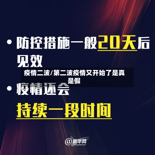疫情二波/第二波疫情又开始了是真是假