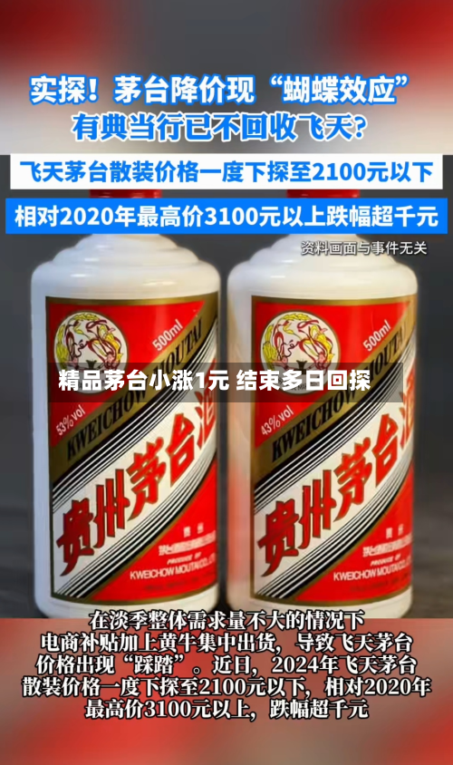 精品茅台小涨1元 结束多日回探-第3张图片