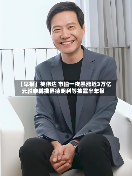 【早报】英伟达 市值一夜暴涨近3万亿元；中芯世界、胜宏科技	、德明利等披露半年报-第1张图片