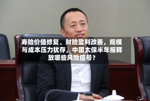 寿险价值修复	、财险盈利改善	，规模与成本压力犹存，中国太保半年报释放哪些风险信号？-第3张图片