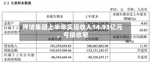 呷哺集团上半年实现收入14.93亿元	，亏损收窄-第3张图片