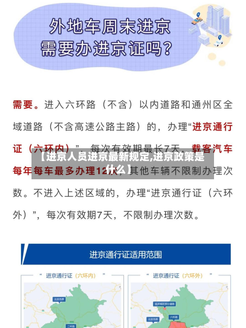【进京人员进京最新规定,进京政策是什么】