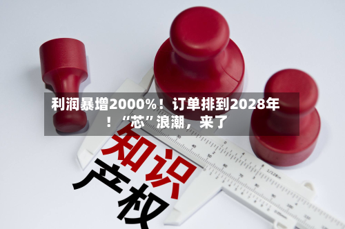 利润暴增2000%！订单排到2028年！“芯”浪潮，来了-第3张图片