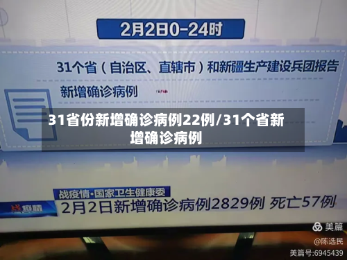31省份新增确诊病例22例/31个省新增确诊病例