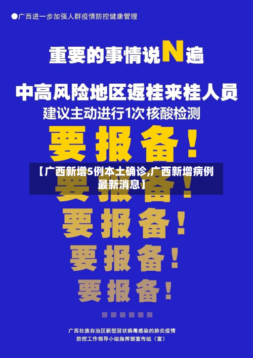【广西新增5例本土确诊,广西新增病例最新消息】-第2张图片