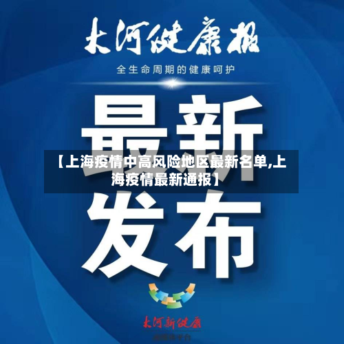 【上海疫情中高风险地区最新名单,上海疫情最新通报】