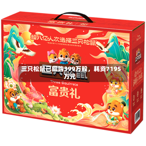 三只松鼠已回购399万股，耗资7195万元-第1张图片