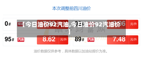 【今日油价92汽油,今日油价92汽油价】-第2张图片