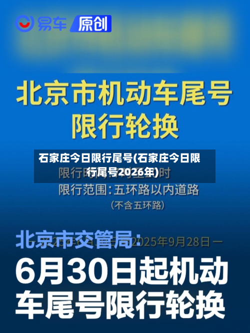 石家庄今日限行尾号(石家庄今日限行尾号2026年)