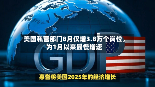 美国私营部门8月仅增3.8万个岗位，为1月以来最慢增速-第2张图片