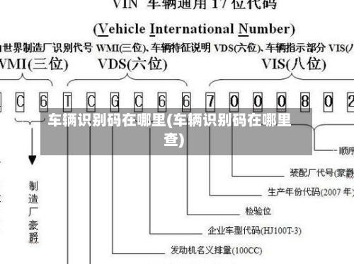车辆识别码在哪里(车辆识别码在哪里查)-第2张图片