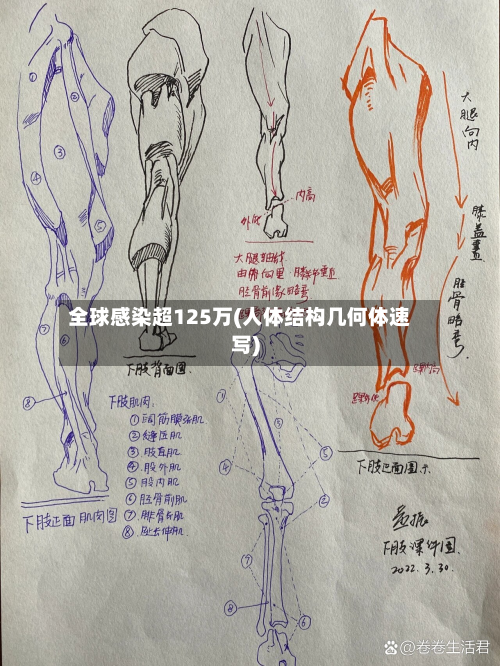 全球感染超125万(人体结构几何体速写)