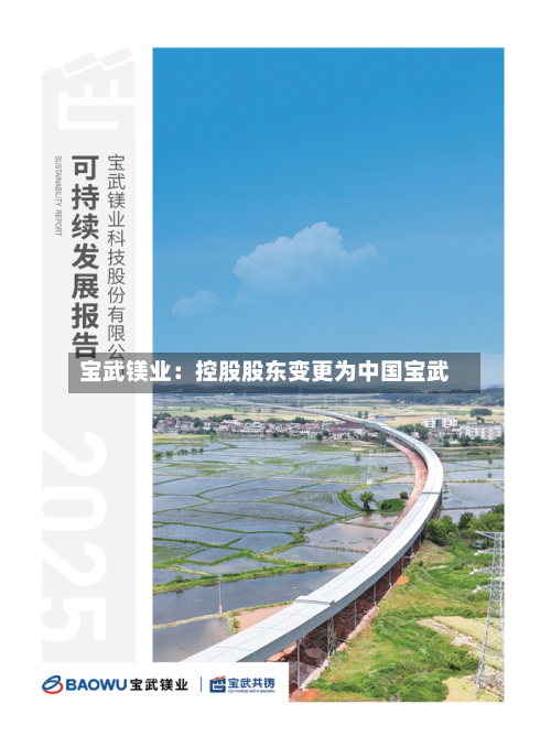 宝武镁业:控股股东变更为中国宝武-第1张图片